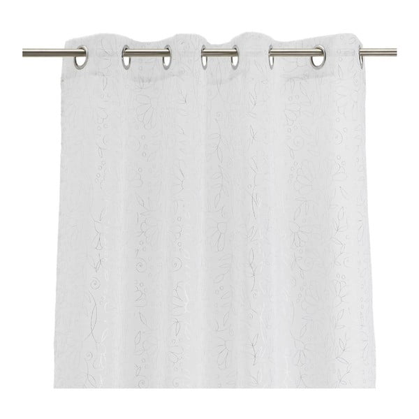 Bijela/u srebrnoj boji prozirna zavjesa 140x260 cm Pucka – Casa Selección