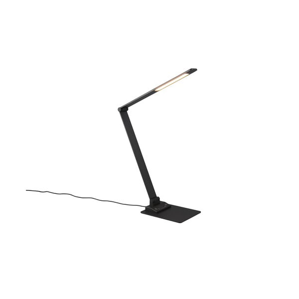 Crna LED stolna lampa s mogućnosti zatamnjivanja (visina 72 cm) Travis – Trio