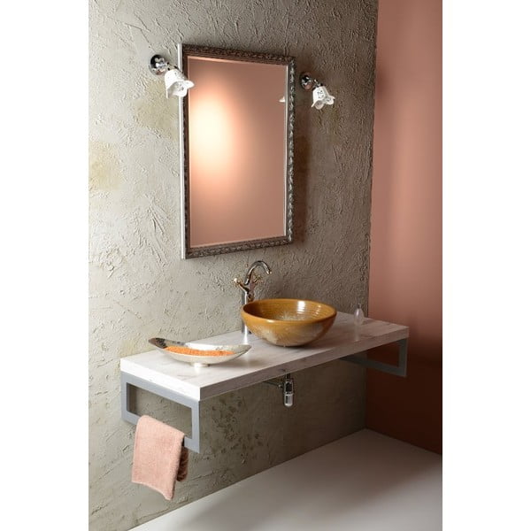 Stojeća slavina za umivaonik u sjajno srebrnoj boji/u zlatnoj boji Antea – Sapho-image-3