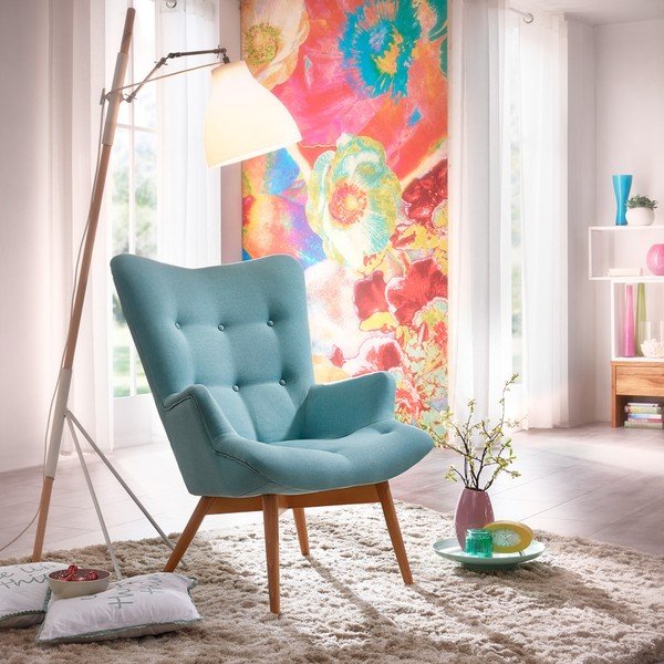 Tirkizna fotelja Max Winzer Aiko-image-1