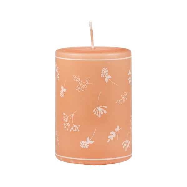 Unipar Fleur narančasta svijeća, vrijeme gorenja 48 h