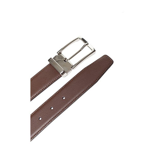 Smeđi kožni muški remen Ferruccio Laconi Erik, dužina 95 cm-image-1