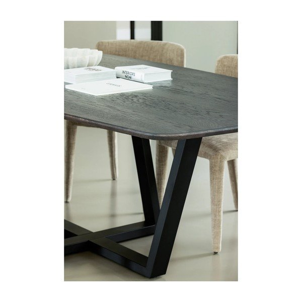 Blagovaonski stol s hrastovom pločom stola 100x220 cm Tablo – WOOOD-image-2