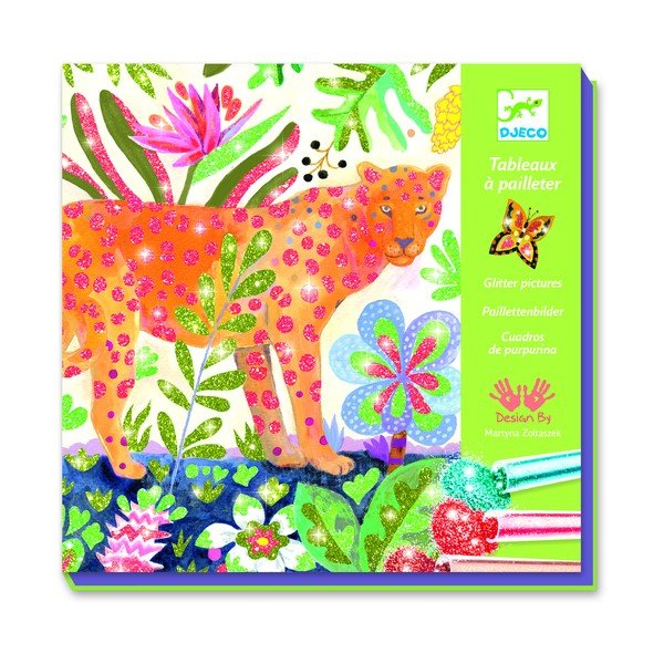Umjetnički set Djeco za pjeskarenje Tropical Animals-image-1