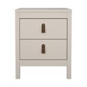 Sivo-bež noćni ormarić Madrid – Tvilum
