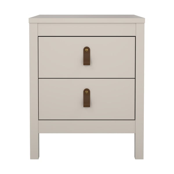 Sivo-bež noćni ormarić Madrid – Tvilum