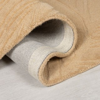 Svijetlosmeđi vuneni tepih Flair Rugs Lino Leaf, 160 x 230 cm
