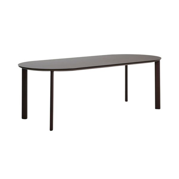Vrtni stol sa staklenom pločom stola 100x230 cm Erice – Kave Home