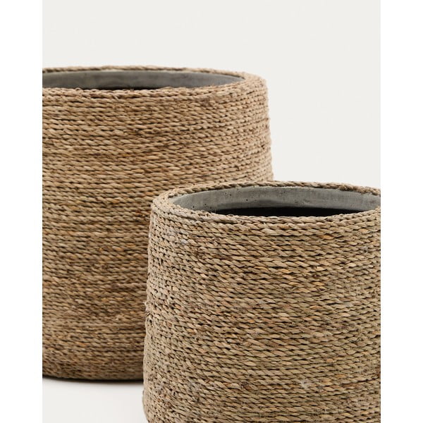 Navlake za tegle u kompletu 2 kom od cementa ø 35 cm Sigal – Kave Home-image-1