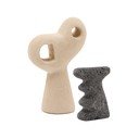 Kameni kipići u setu 2 kom (visina 23 cm) Arif – Kave Home