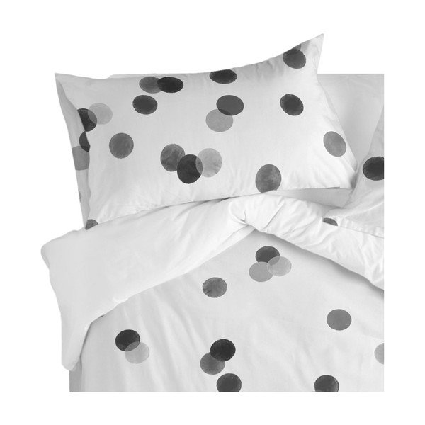Set 2 pamučne jastučnice Blanc Shine Confetti, 50 x 75 cm-image-2