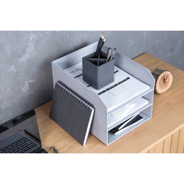 Kartonski uredski organizator za dokumente Trey – Bigso Box of Sweden-image-1