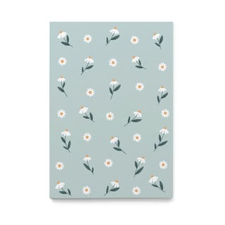 Bilježnica bez crta od recikliranog papira A5 s motivom Printintin Daisies, 60 stranica
