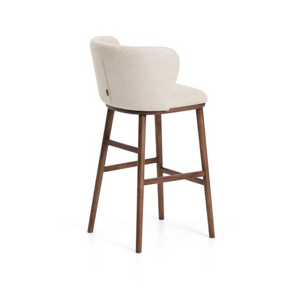 Bež podstavljena barska stolica (visine sjedala 75 cm) Ciselia – Kave Home-image-4
