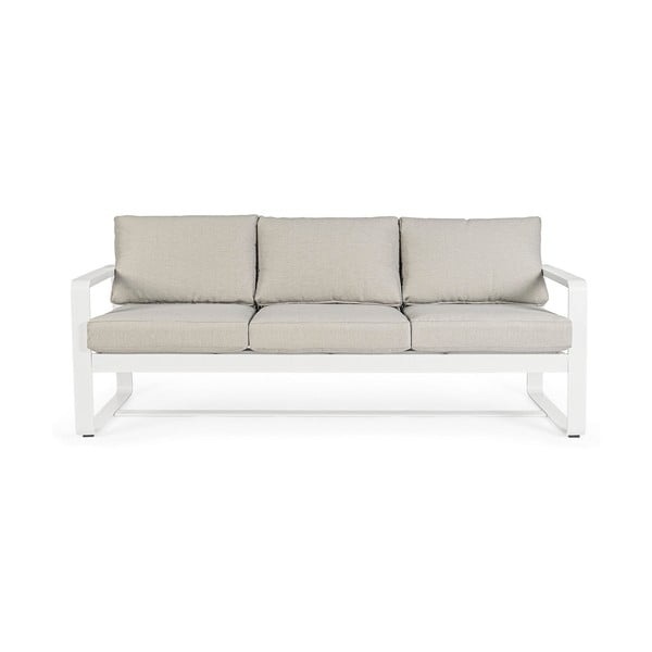 Bijela vrtna sofa aluminijska Merrigan   – Bizzotto