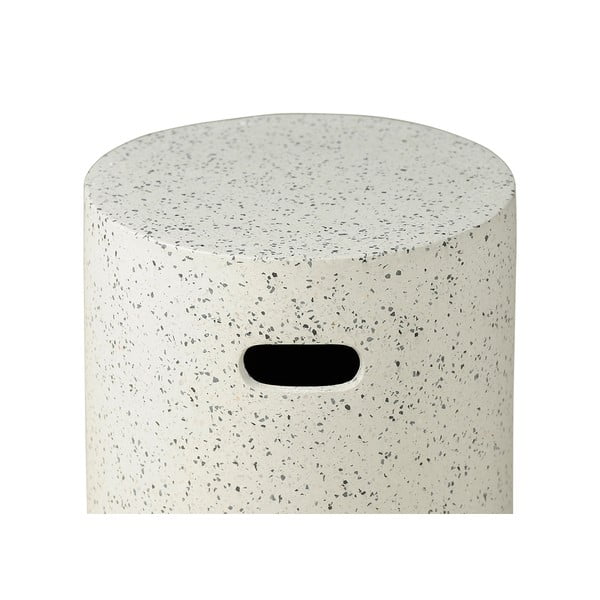 Bijeli vrtni stolić Bonami Selection Loris, ø 35 cm-image-2