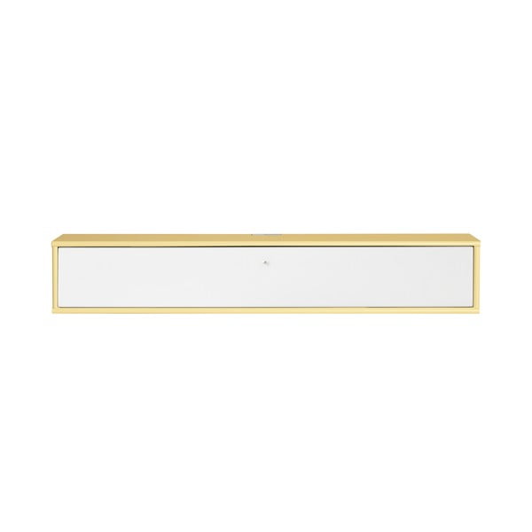 Svijetlo žuta/bijela TV komoda 133x22 cm Mistral – Hammel Furniture