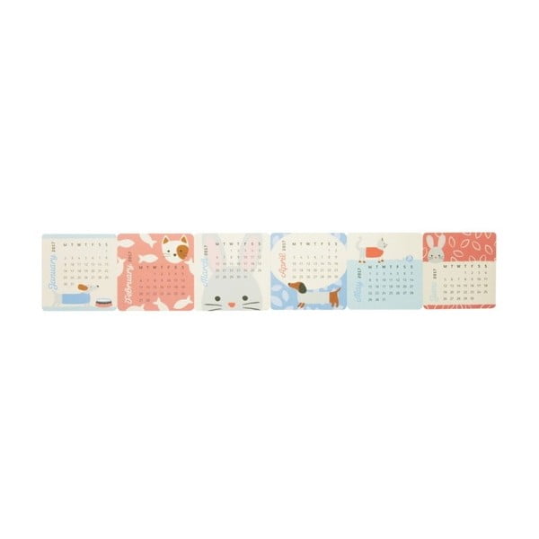 Mini stolni kalendar Busy B Cute 2017-image-1