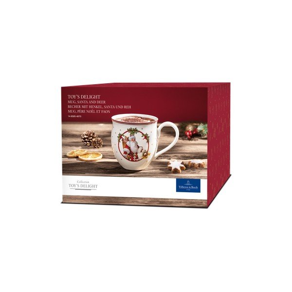 Bijela porculanska šalica s božićnim motivom Villeroy & Boch Santa and deer-image-3