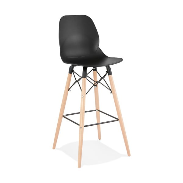 Crni bar stolica čahur Marcel, sedam visine 75 cm