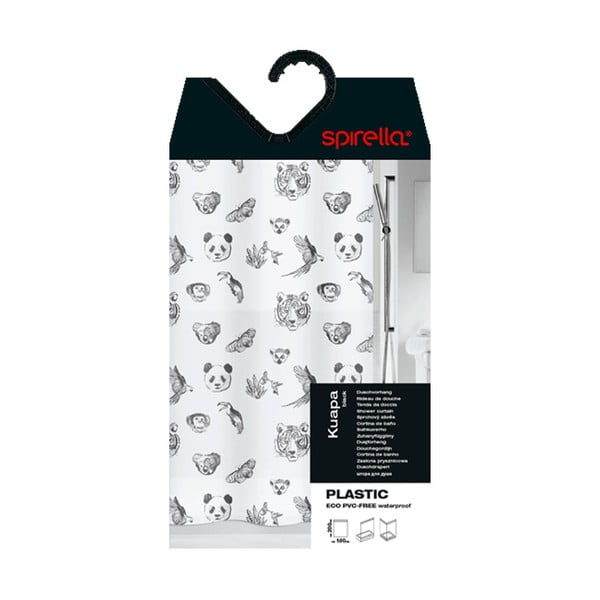 Tuš zavjesa 180x200 cm Kuapa – Spirella-image-2