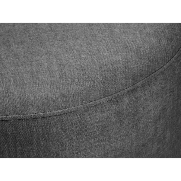 Sivi tabure Mazzini Sofas Debbie, ø 68 cm-image-1