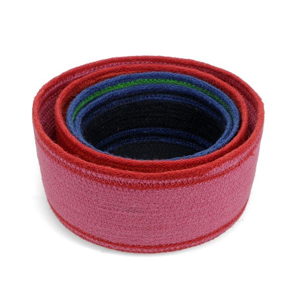 Košare u setu 4 kom od jute ø 23x11 cm – Rex London-image-2