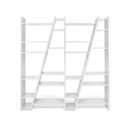 Mat bijela polica za knjige TemaHome Delta