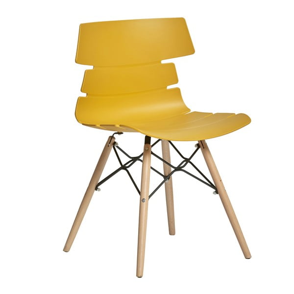 Set od 4 žute blagovaonske stolice Marckeric Iris-image-2