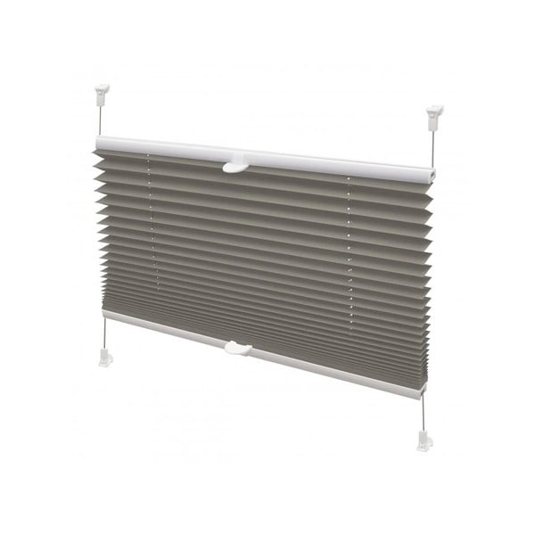 Antracitno sive rolete  42,5x150 cm Plisé Verona Termo – Gardinia-image-1