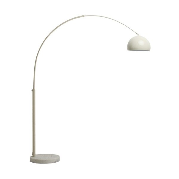 Bijela stojeća svjetiljka s metalnim sjenilom (visina 160 cm) Madali – Kave Home