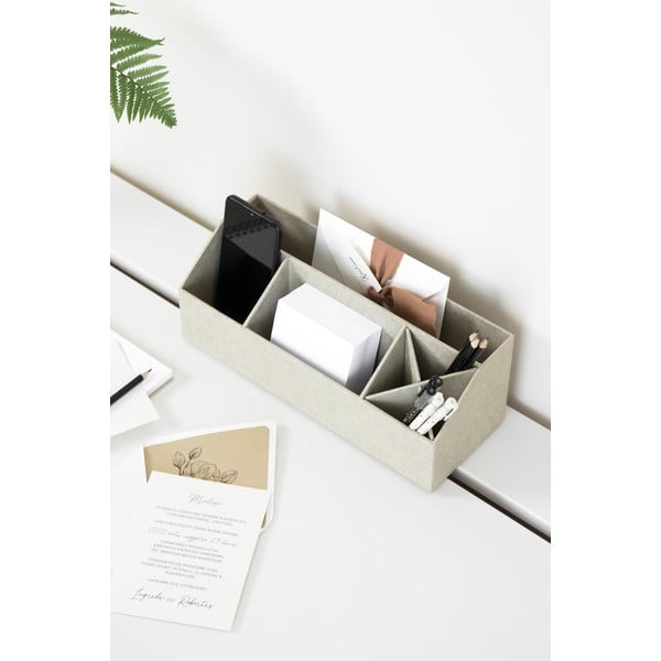 Kartonski uredski organizator za dopisnice Elisa Canvas Paper Laminate – Bigso-image-1