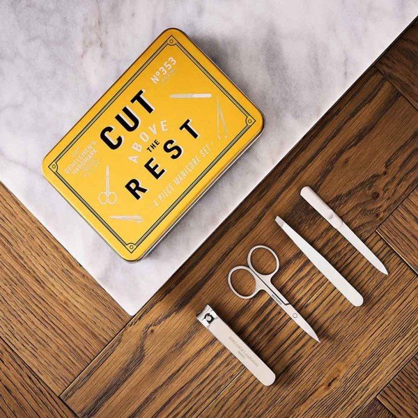 Putnički set za manikuru u limenoj kutiji Gentlemen´s Harware-image-1