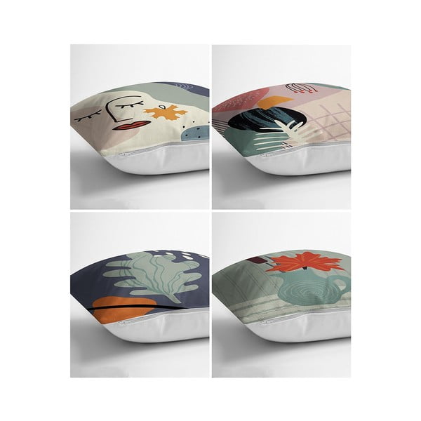 Jastučnice u setu od 4 kom 43x43 cm - Mila Home-image-1