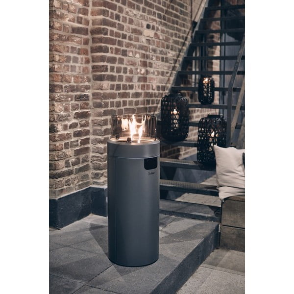 Sivi plinski kamin ENDERS Nova LED L-image-2