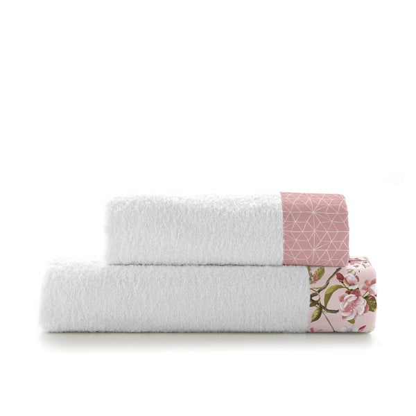 Set od 2 pamučna ručnika Happy Friday Basic Chinoiserie Rose-image-2