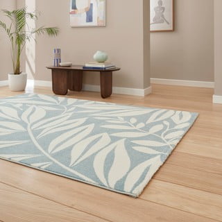 Plavi tepih 120x170 cm Sorral Leaves  – Catherine Lansfield