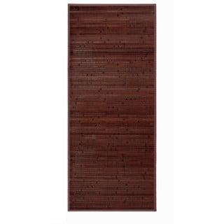 Tamno smeđi tepih od bambusa 75x175 cm – Casa Selección