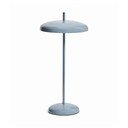 Plava LED stolna lampa s mogućnosti zatamnjivanja s metalnim sjenilom (visina 35 cm) Porte – Kave Home
