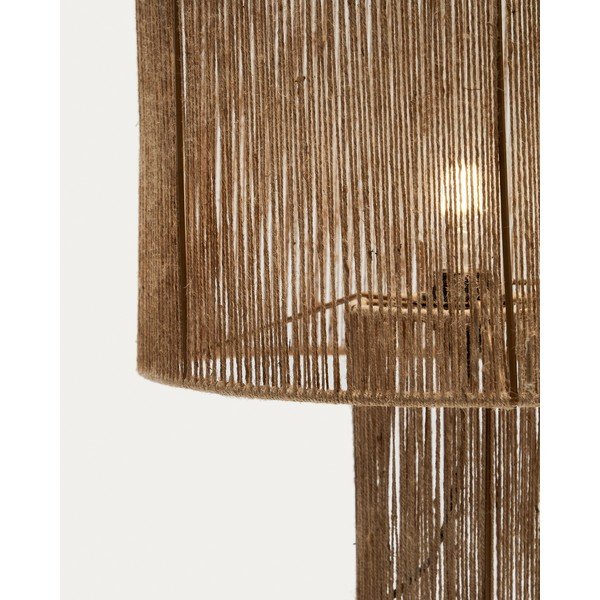 Stolna lampa u prirodnoj boji sa sjenilom od jute (visina 54 cm) Pontos – Kave Home-image-4