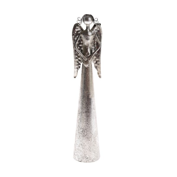 Metalni ukras u obliku anđela s srcem Dakls, visina od 16,5 cm