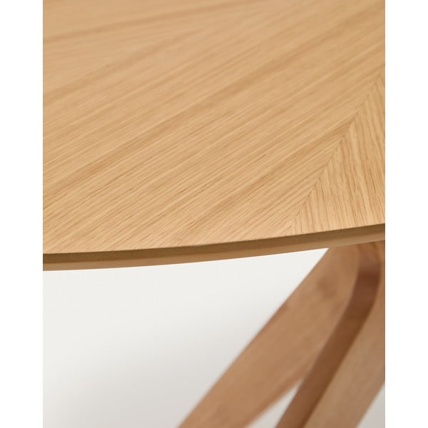 Blagovaonski stol s pločom stola u dekoru hrasta 110x180 cm Naanim – Kave Home-image-3