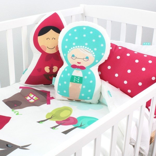 Dječje pamučne navlake za pokrivač i jastuk Mr. Fox baka, 100 x 120 cm-image-3