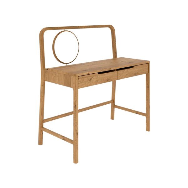 Kozmetički stol od punog hrasta 57x110 cm Twig – The Beds