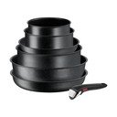 Aluminijski set lonaca 7 kom INGENIO Black stone L3998702 – Tefal