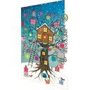 Čestitke u setu 5 kom s božićnim motivom Treehouse  – Roger la Borde
