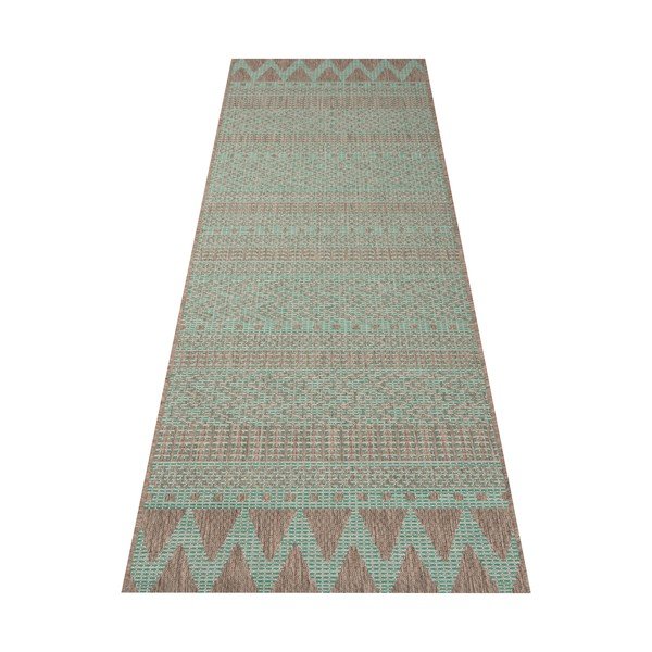 Zeleno-bež vanjski tepih NORTHRUGS Sidon, 70 x 200 cm-image-2