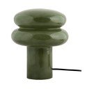 Zelena staklena stolna lampa (visina 24 cm) Incesante – Leitmotiv