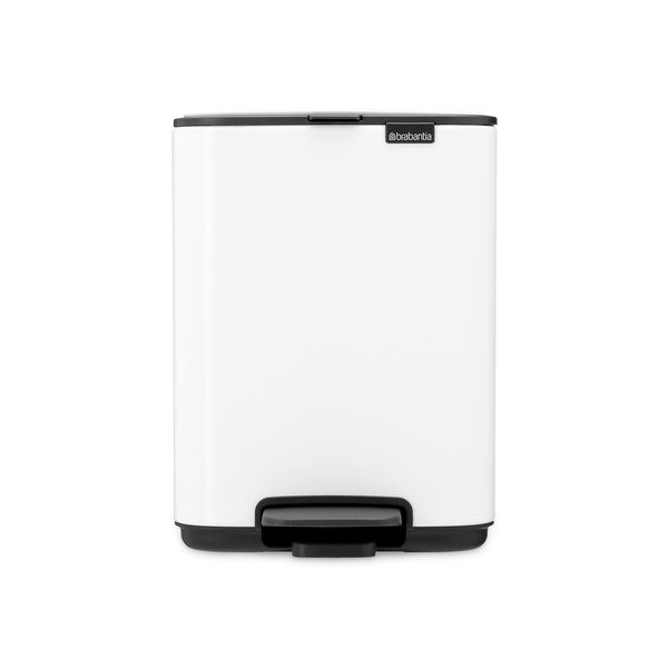 Bijela željezna kanta za smeće s pedalom 4 l Bo – Brabantia