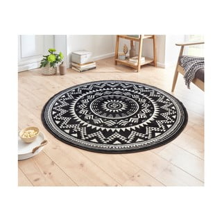 Crni tepih Hanse Home Celebration Valencia, ⌀ 140 cm